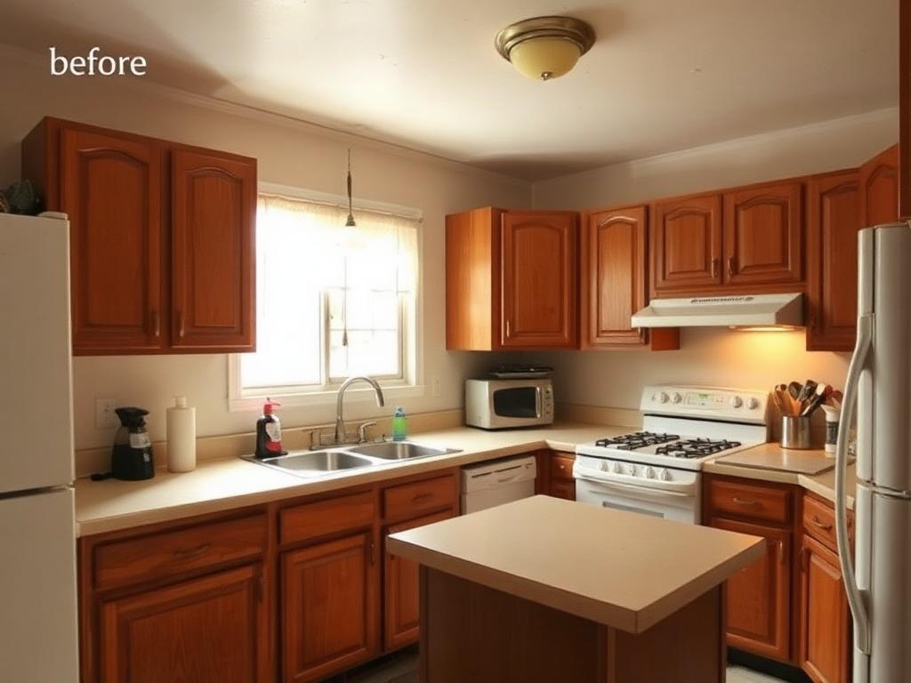 Open-Concept Kitchen Refresh – before